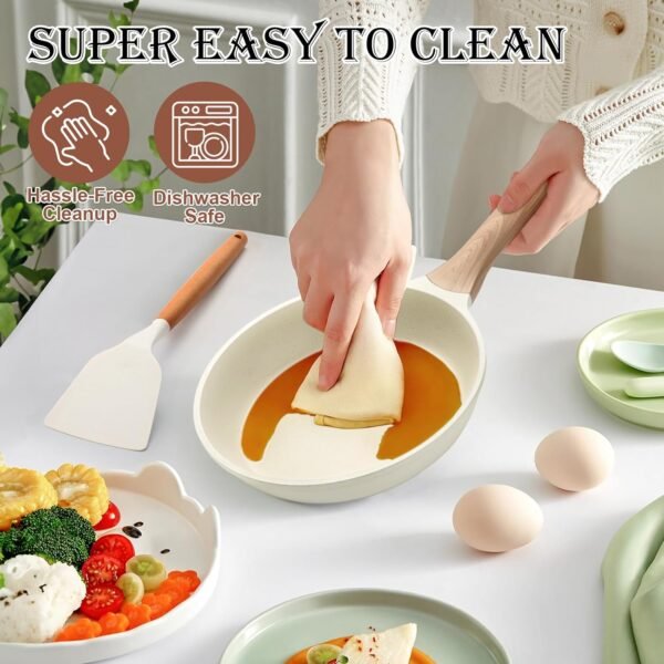 14 Pcs Pots and Pans Set, Nonstick Cookware Sets - Image 5